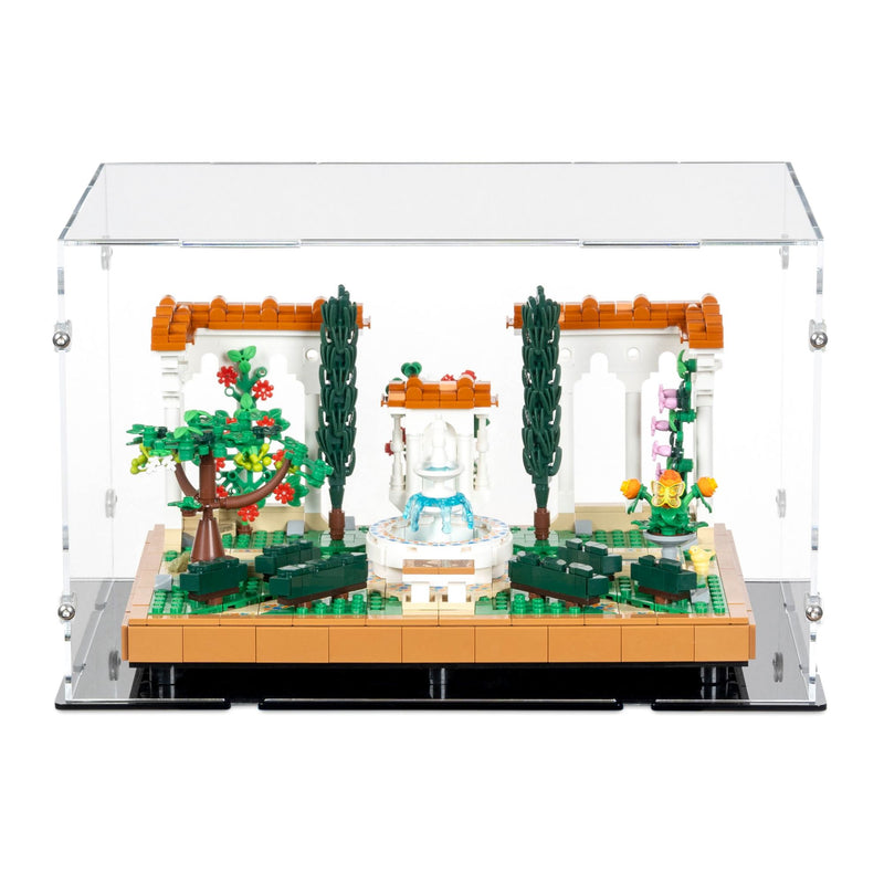 Fountain Garden Display Case for LEGO 10359