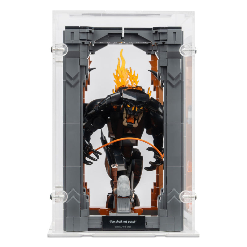 Lord of the Rings Balrog Book Nook Display Case for LEGO 10367 (Closed)