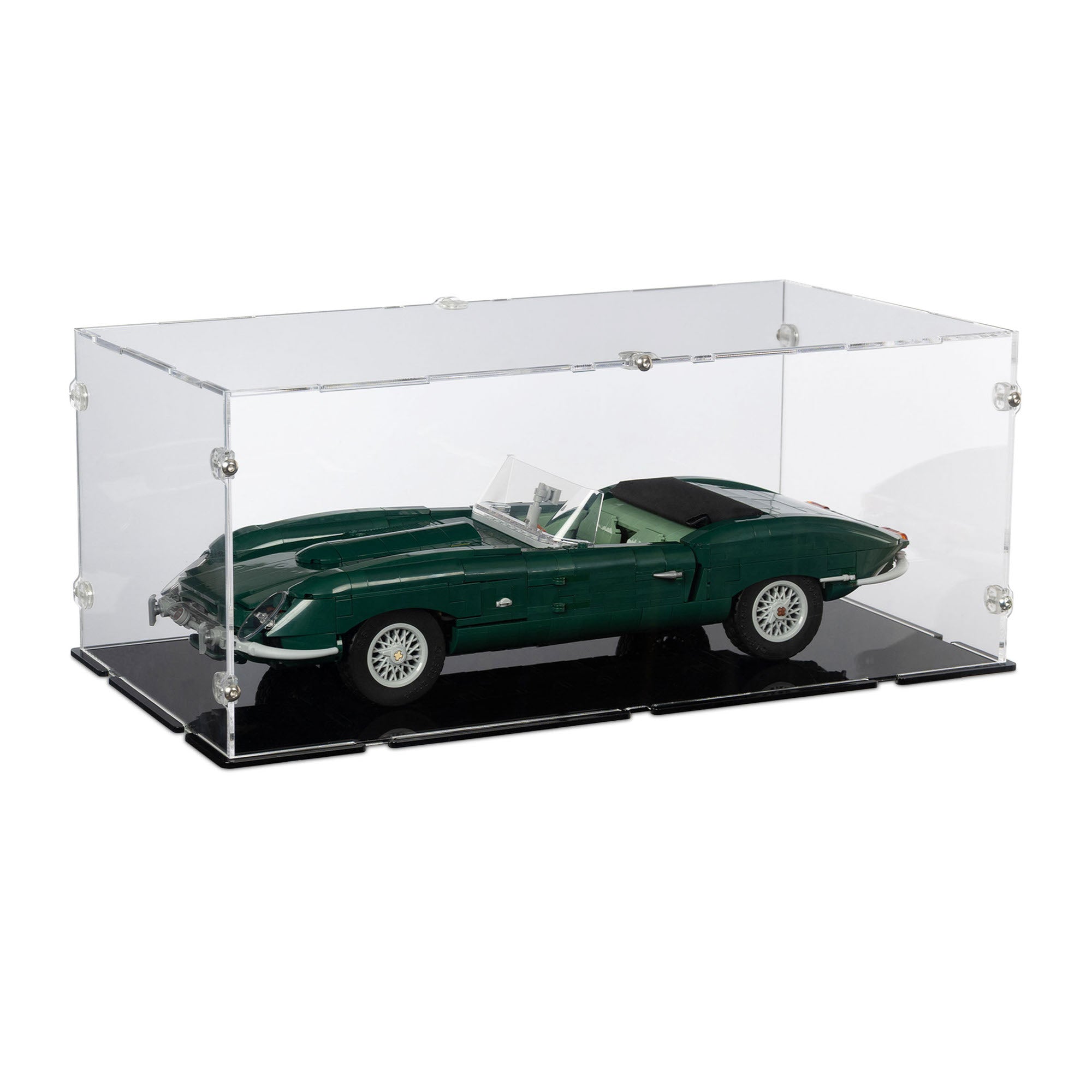 Jaguar E-Type ミニカー ディスプレイケース付 Jaguar E-Type Display Case for LEGO 11381 | iDisplayit USA