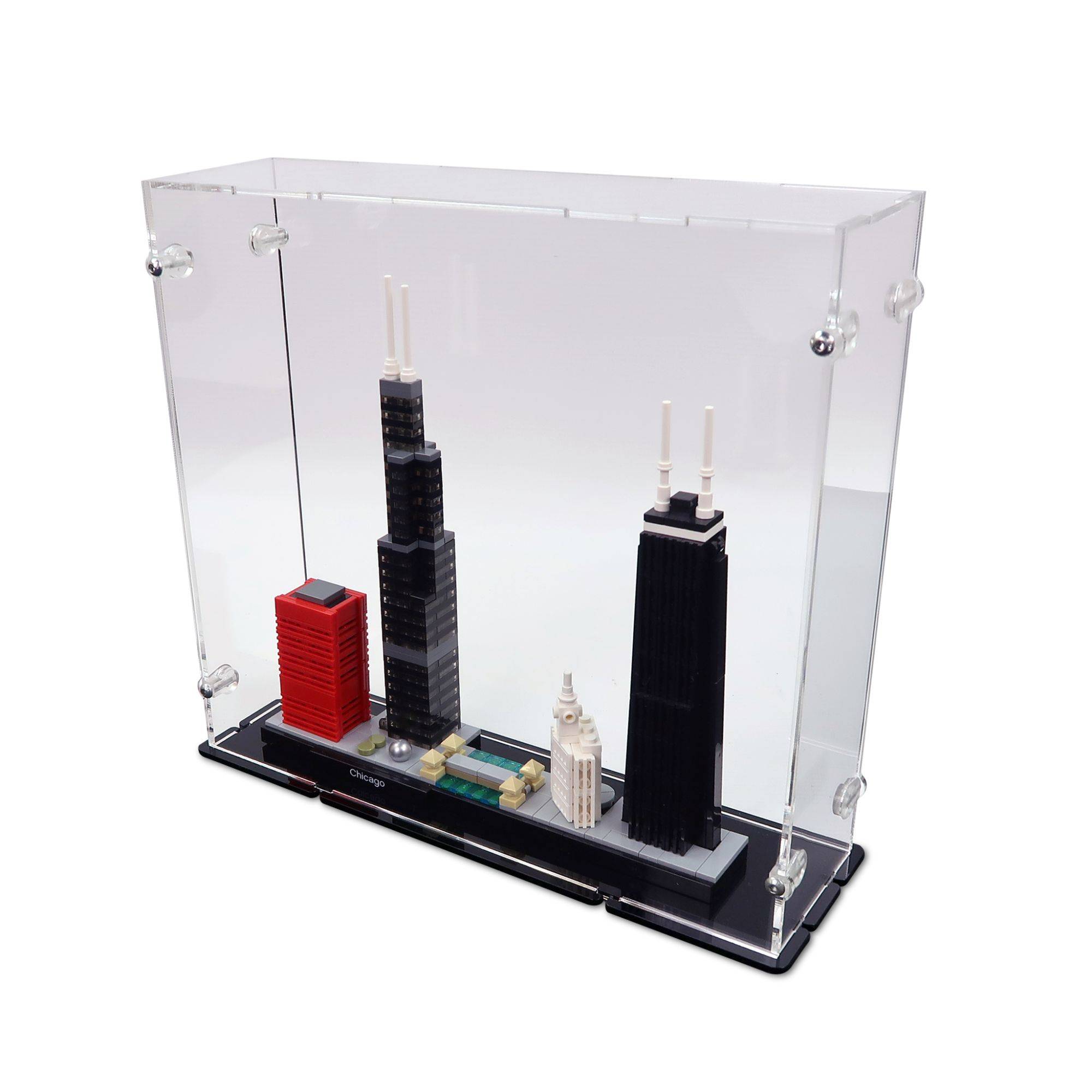 Acrylic Display Case for LEGO Chicago | iDisplayit — iDisplayit.com