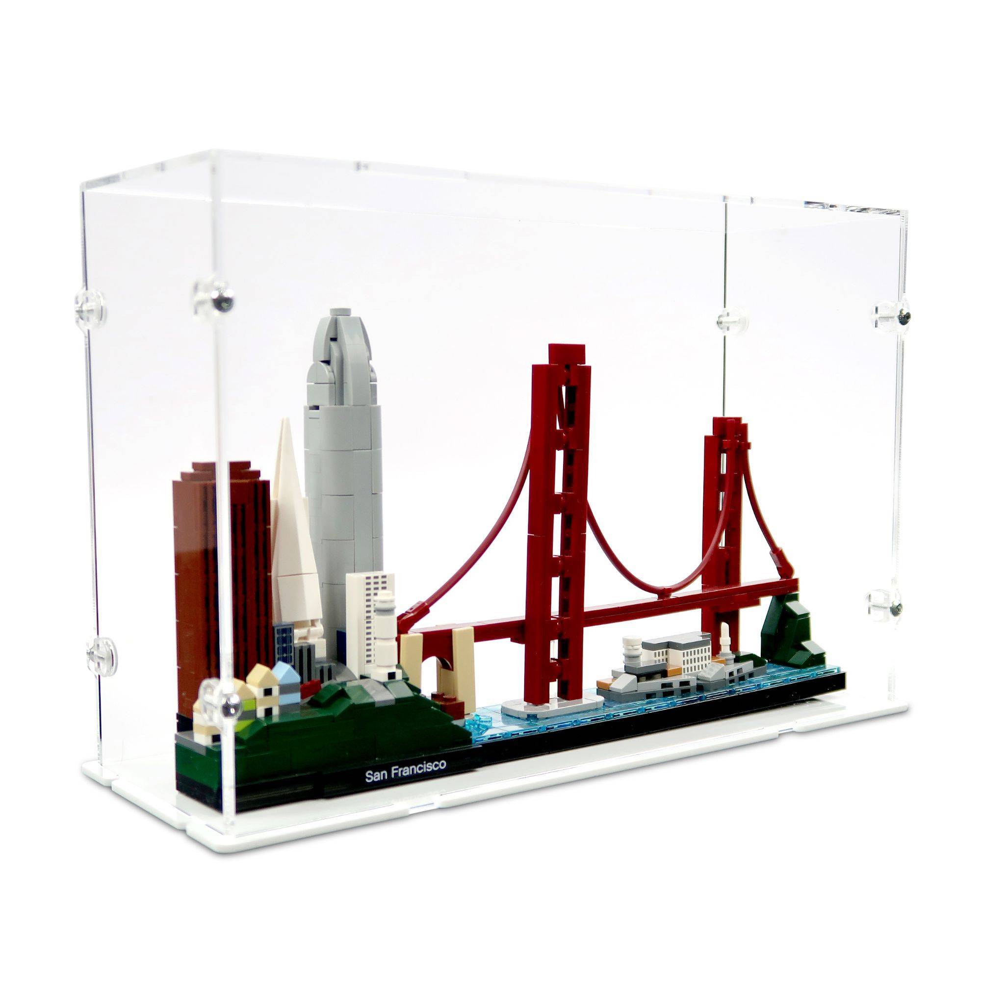 Acrylic Display Case for LEGO San Francisco | iDisplayit