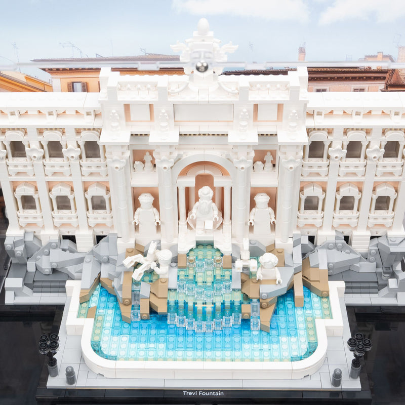 Trevi Fountain Display Case for LEGO 21062