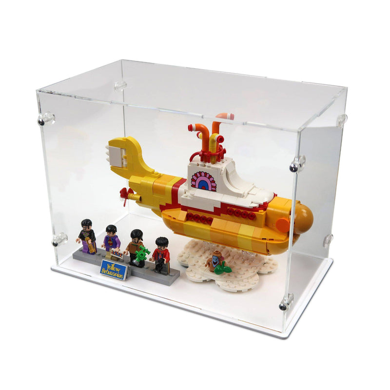 The Beatles Yellow Submarine Display Case for LEGO 21306