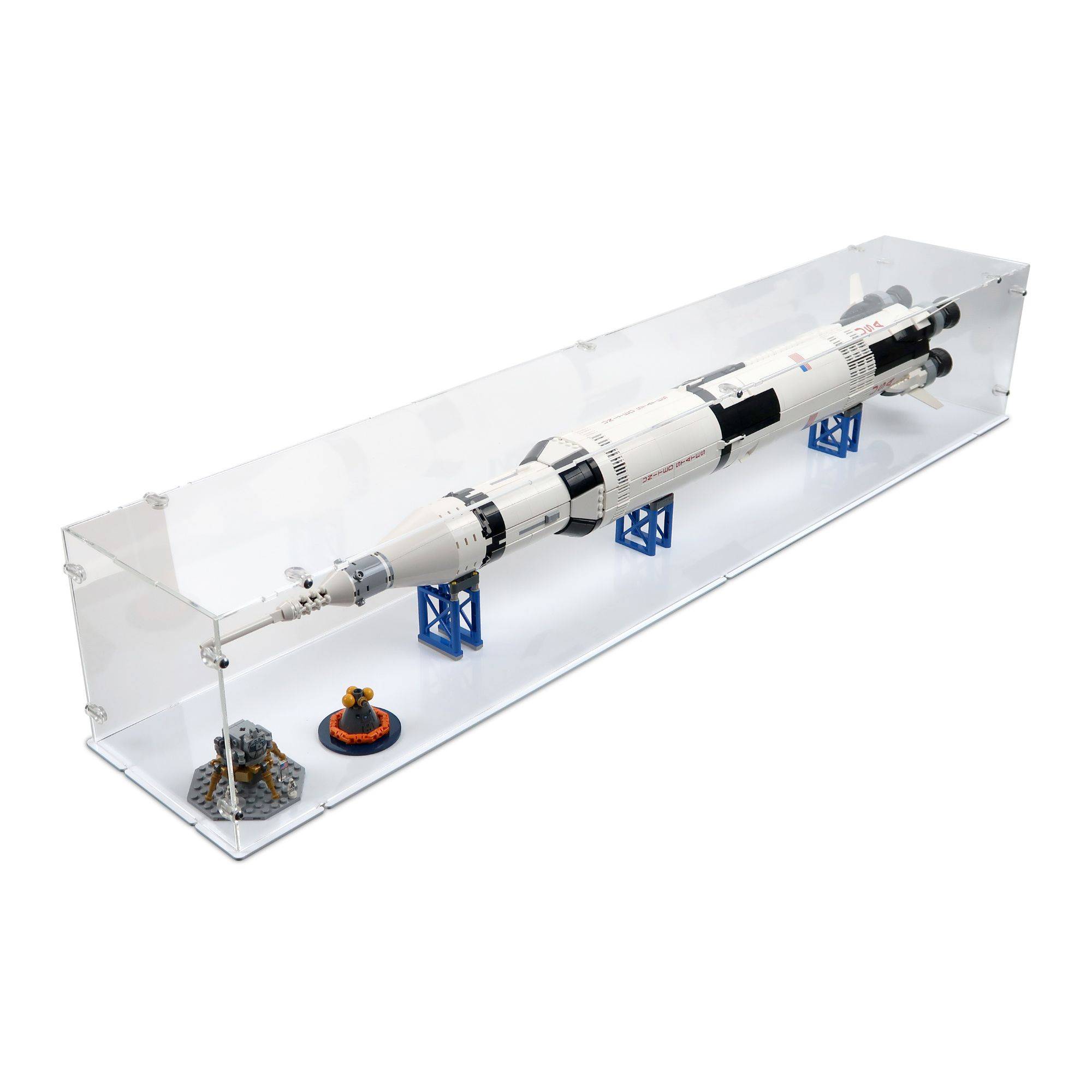 LEGO Saturn V Display Case (Horizontal) For Set 21309/92176