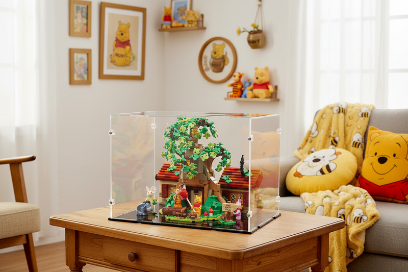 Winnie the Pooh Display Case for LEGO 21326