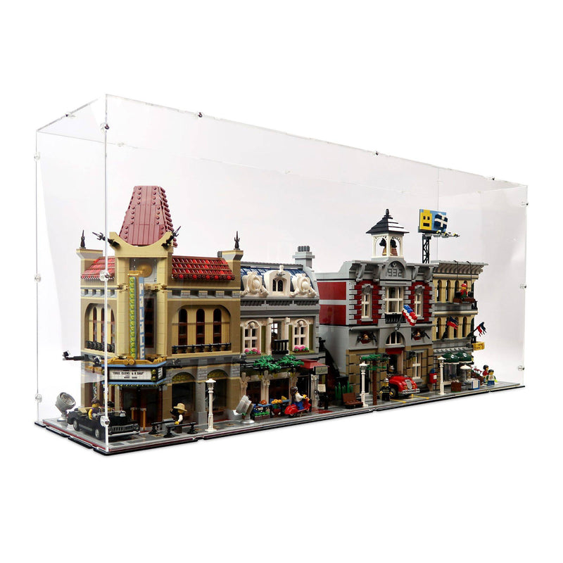 4x LEGO Modular Buildings Display Case