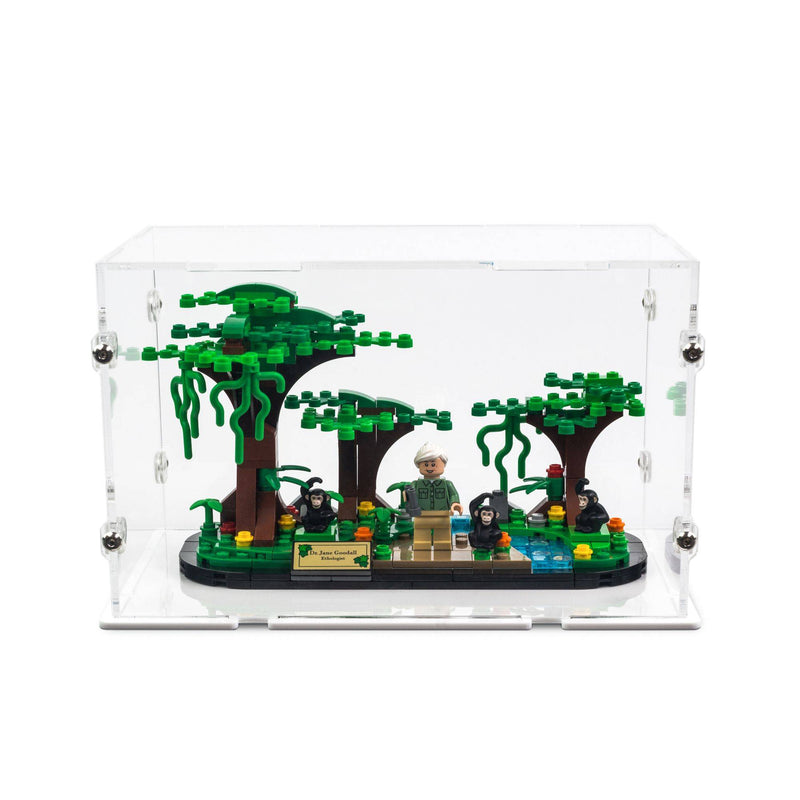 Jane Goodall Tribute Display Case for LEGO 40530