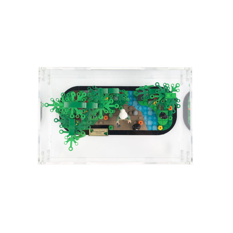 Jane Goodall Tribute Display Case for LEGO 40530