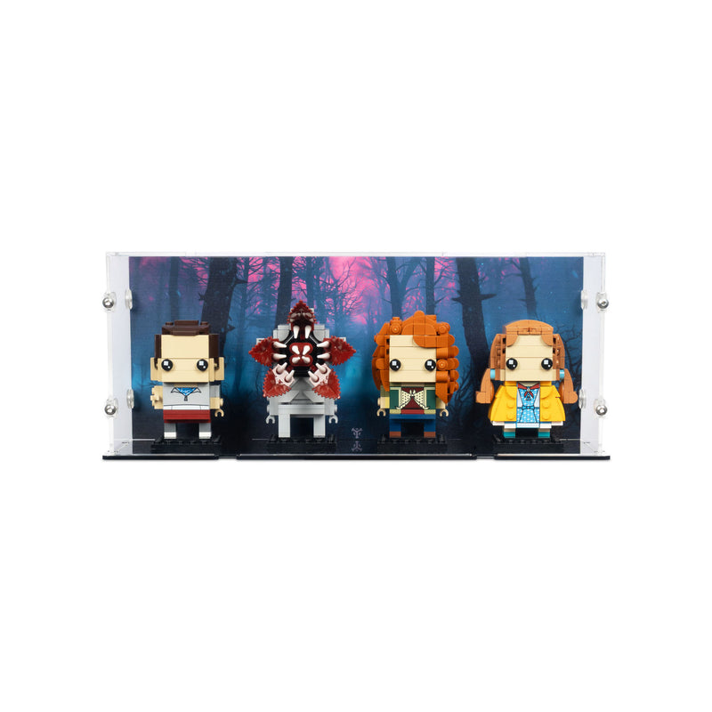 Stranger Things BrickHeadz Display Case for LEGO 40879