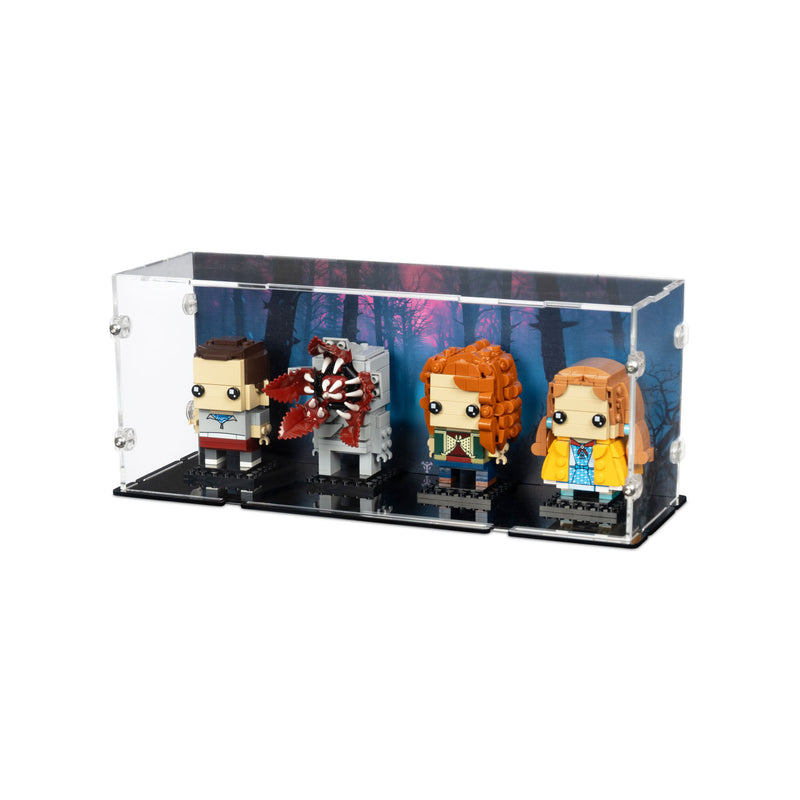 Stranger Things BrickHeadz Display Case for LEGO 40879