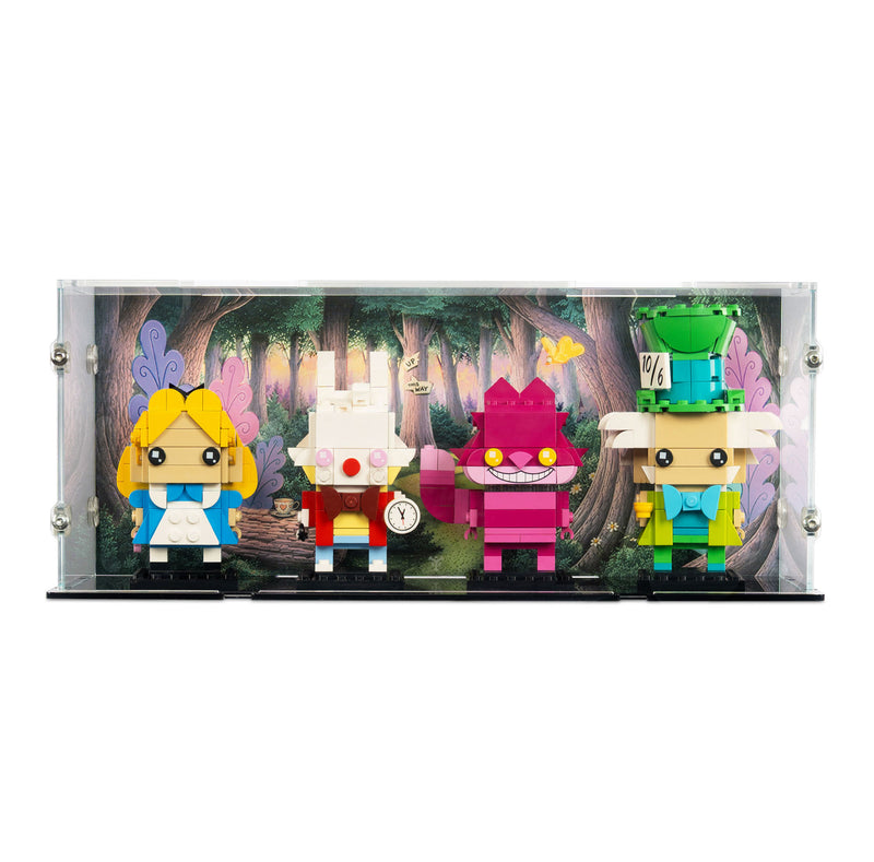 Alice in Wonderland BrickHeadz Display Case for LEGO 40925