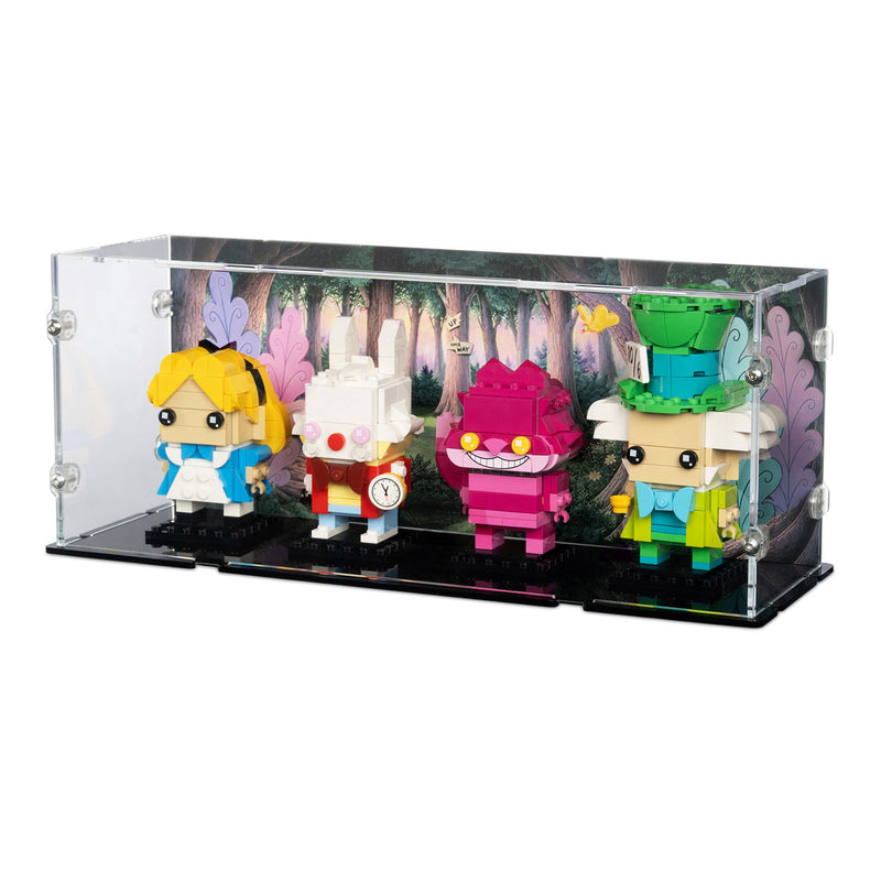 Alice in Wonderland BrickHeadz Display Case for LEGO 40925