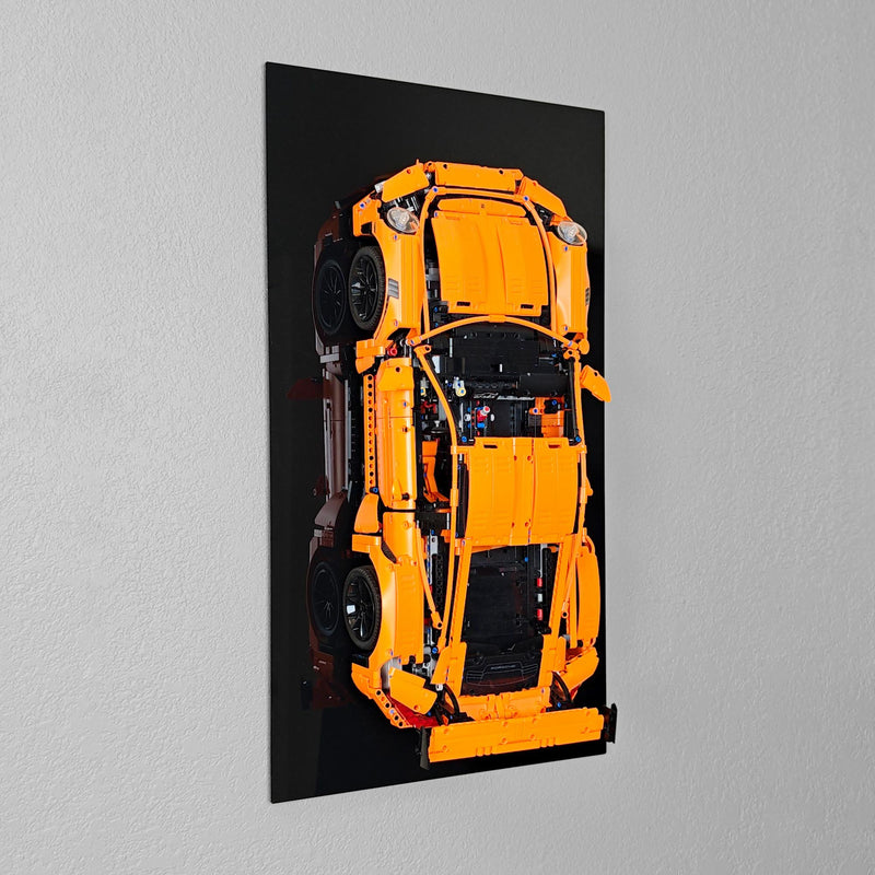 Porsche 911 GT3 RS Wall Mount Display for LEGO 42056