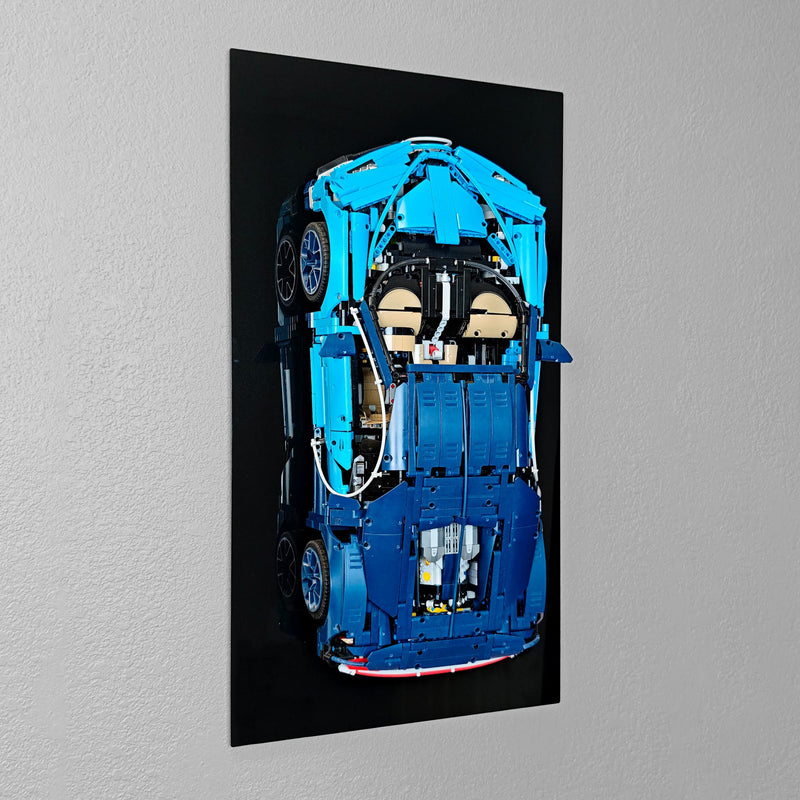 Bugatti Chiron Wall Mount Display for LEGO 42083