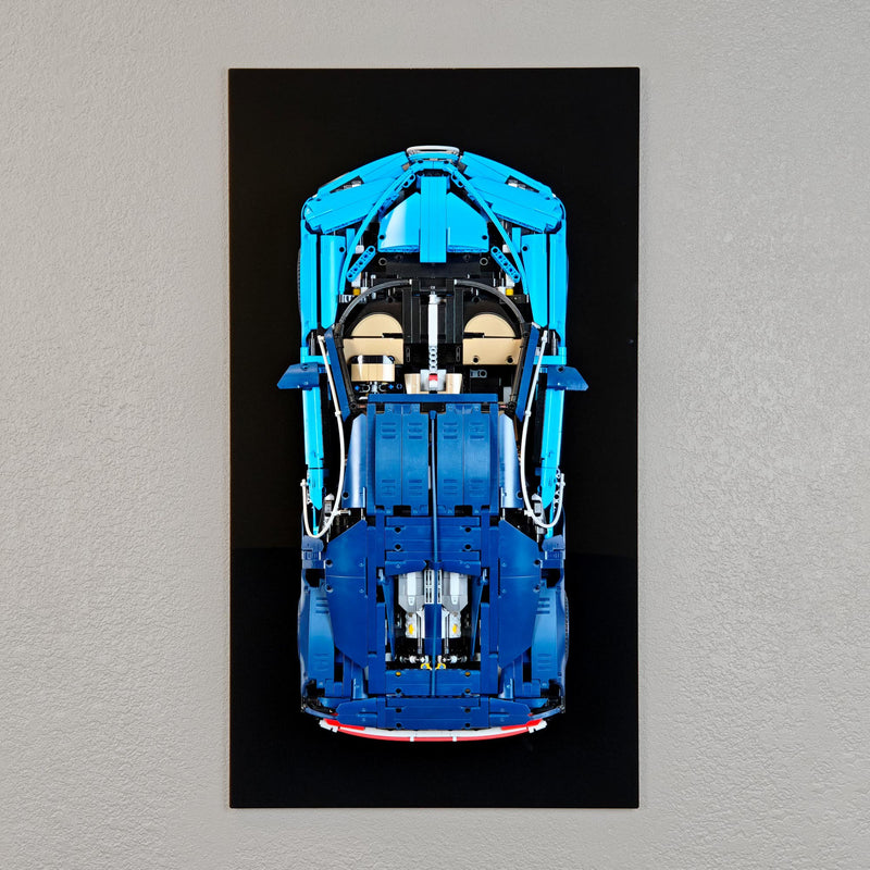 Bugatti Chiron Wall Mount Display for LEGO 42083