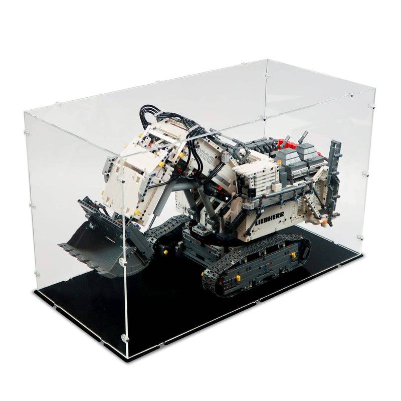 Liebherr R 9800 Excavator Display Case for LEGO 42100