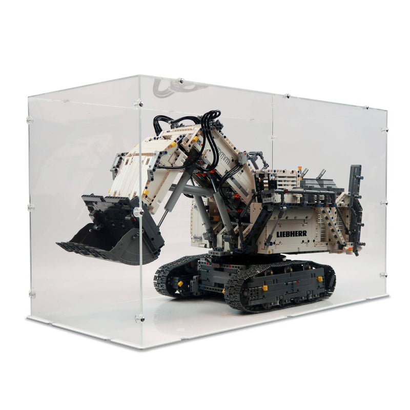 Liebherr R 9800 Excavator Display Case for LEGO 42100
