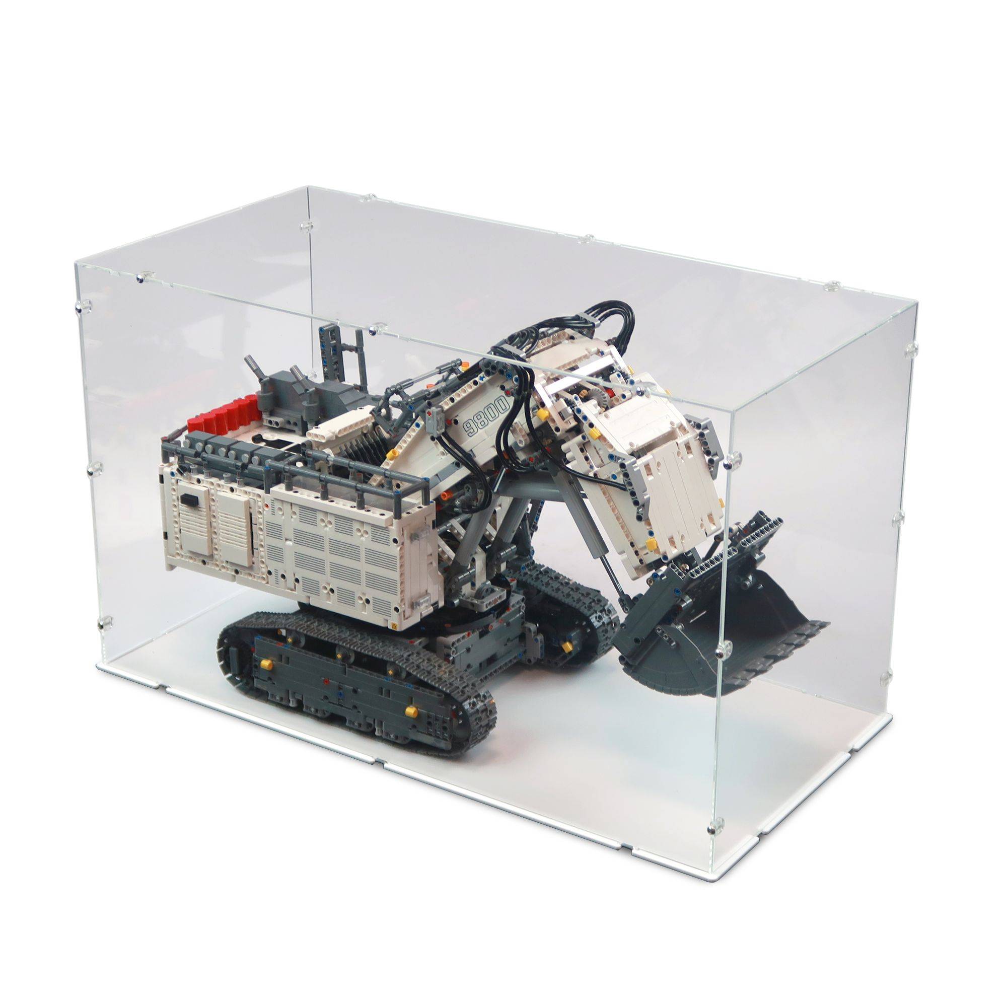 Display Case for LEGO Liebherr R 9800 Excavator | iDisplayit USA