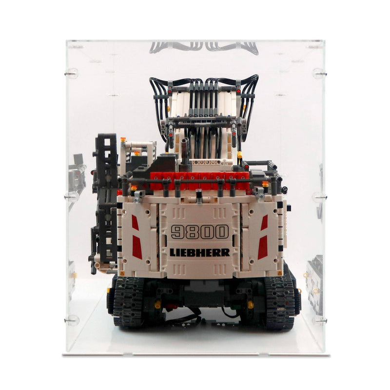 Liebherr R 9800 Excavator Display Case for LEGO 42100