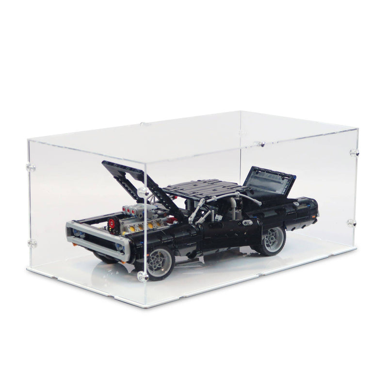 Dom's Dodge Charger Display Case for LEGO 42111
