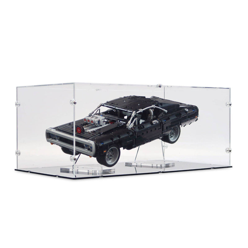 Dom's Dodge Charger Display Case for LEGO 42111