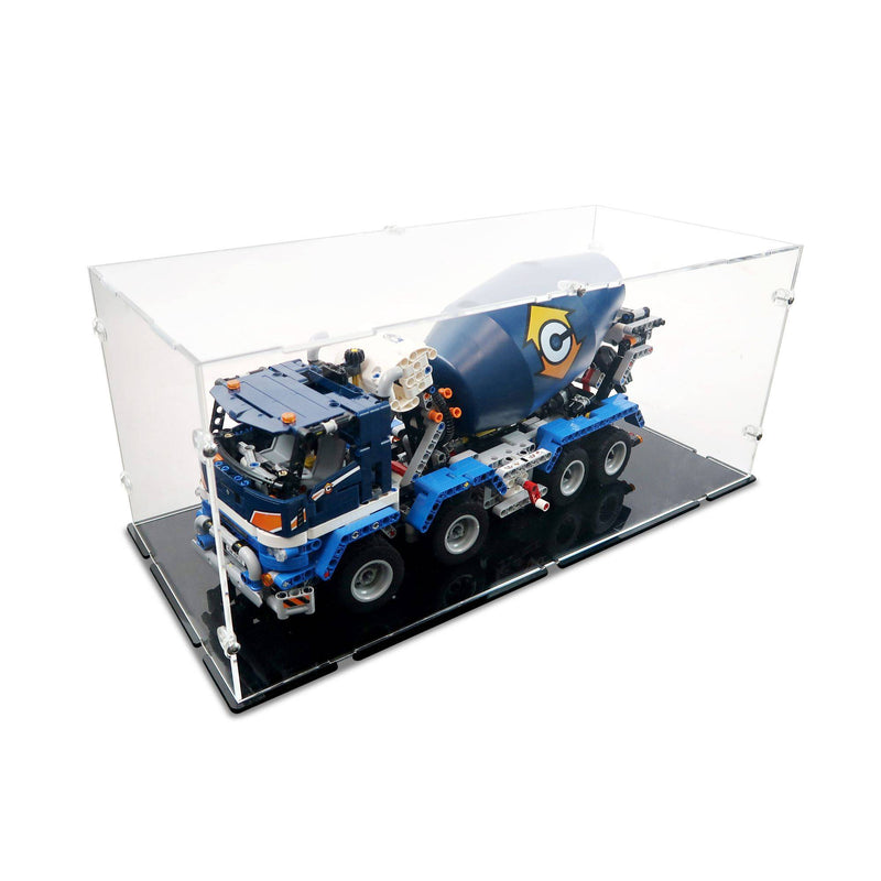 Concrete Mixer Truck Display Case for LEGO 42112