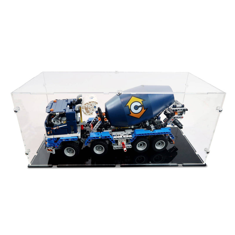 Concrete Mixer Truck Display Case for LEGO 42112