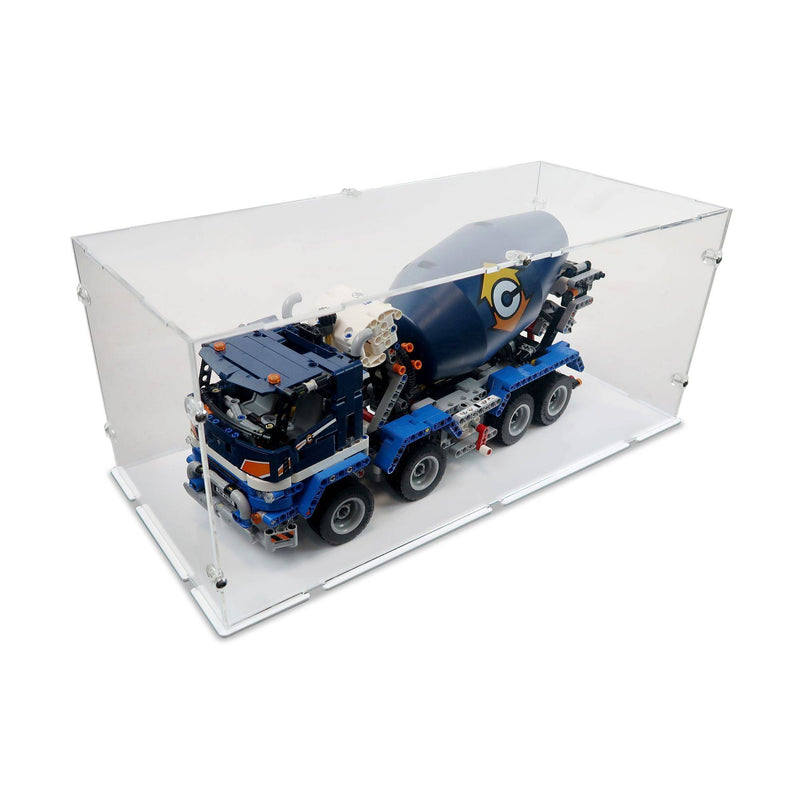 Concrete Mixer Truck Display Case for LEGO 42112