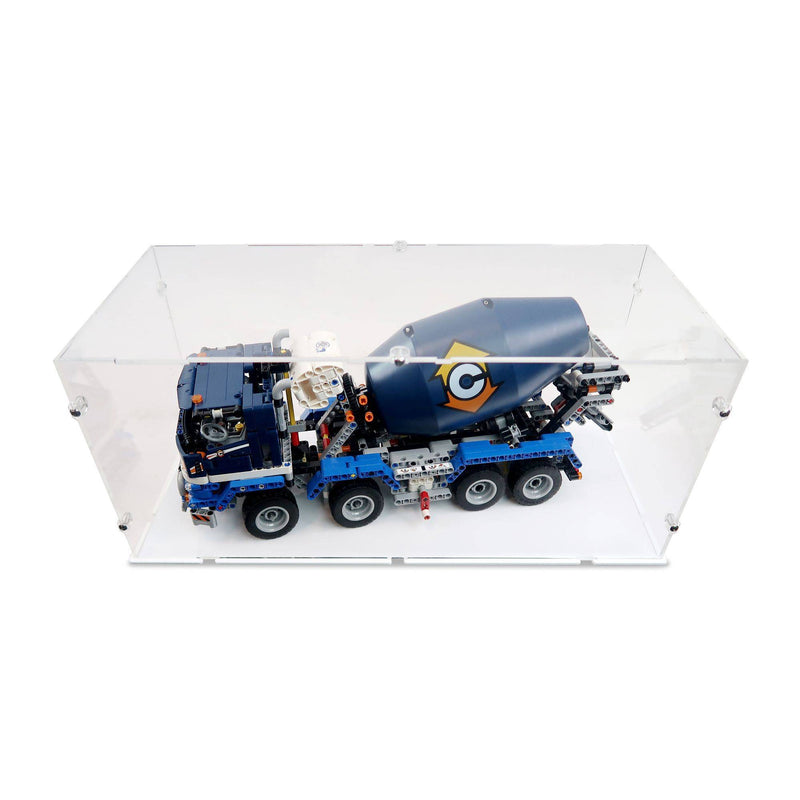 Concrete Mixer Truck Display Case for LEGO 42112