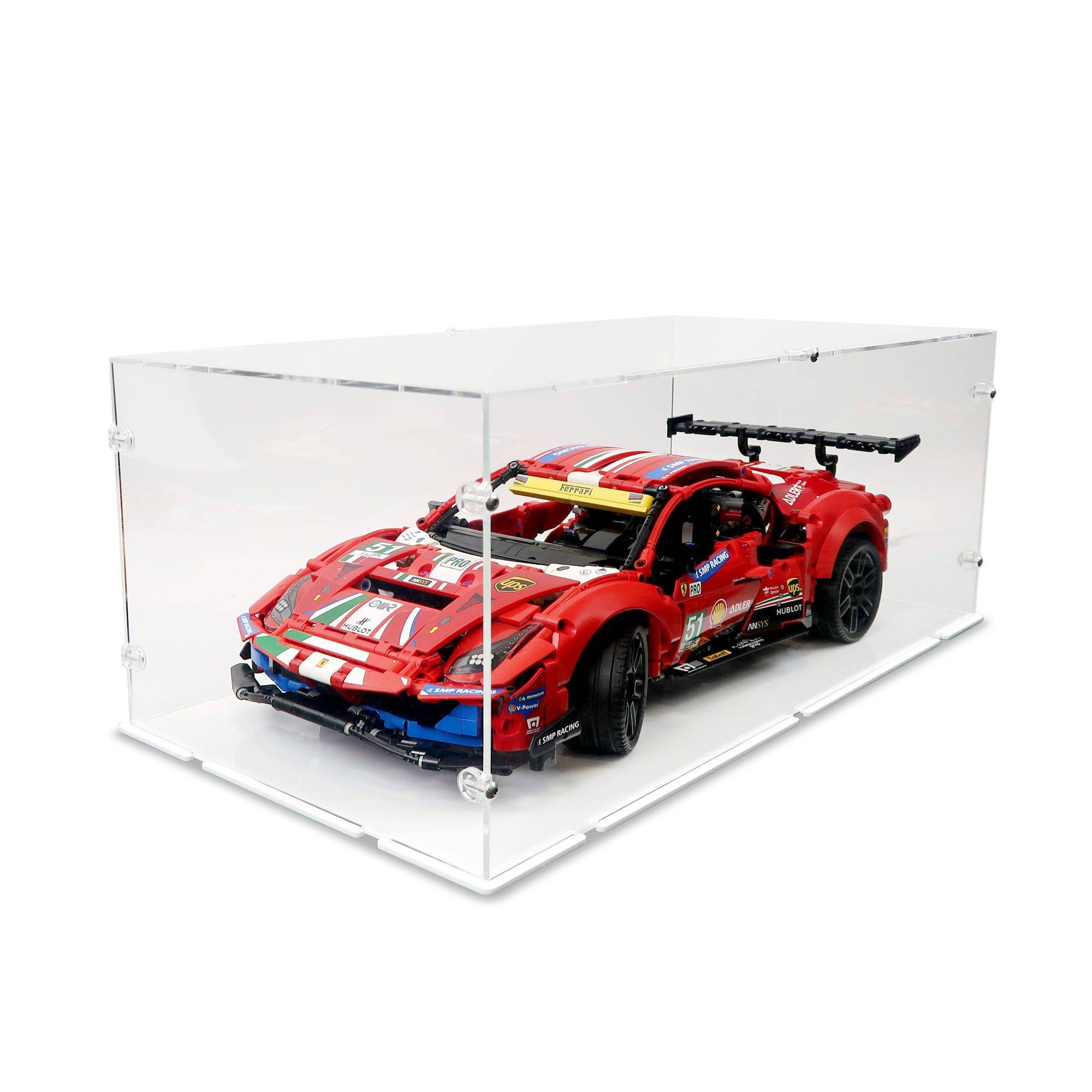 Ferrari コレクションケース入り Acrylic Display Case for LEGO Ferrari 488 GTE | iDisplayit USA