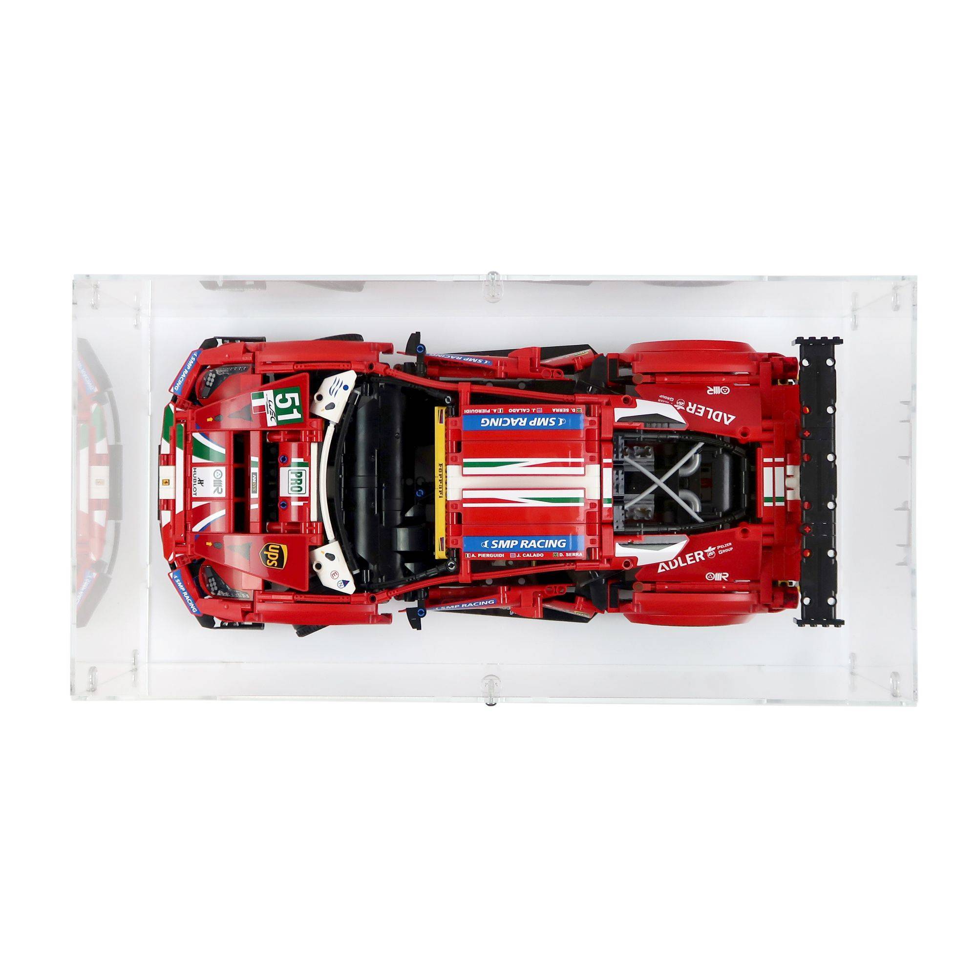 激レア　Silver Nugget 赤　アクリルケース付き　カジノデック レゴ®テクニック フォードGT、フェラーリ、ポルシェ用アクリル