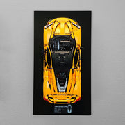 Black Glossy Acrylic Display for LEGO Technic McLaren