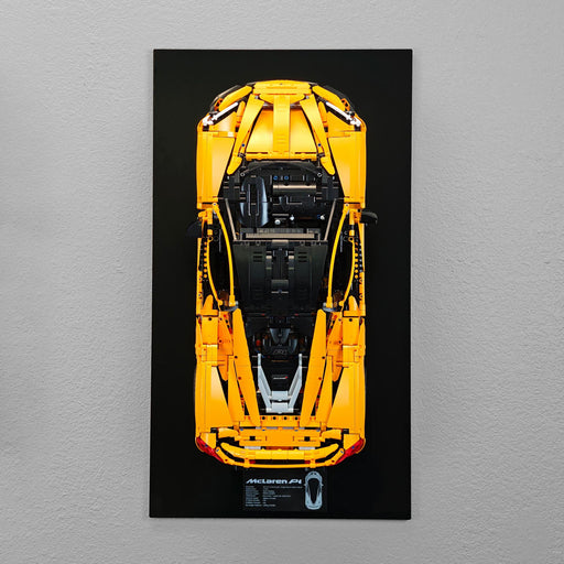 Black Glossy Acrylic Display for LEGO Technic McLaren