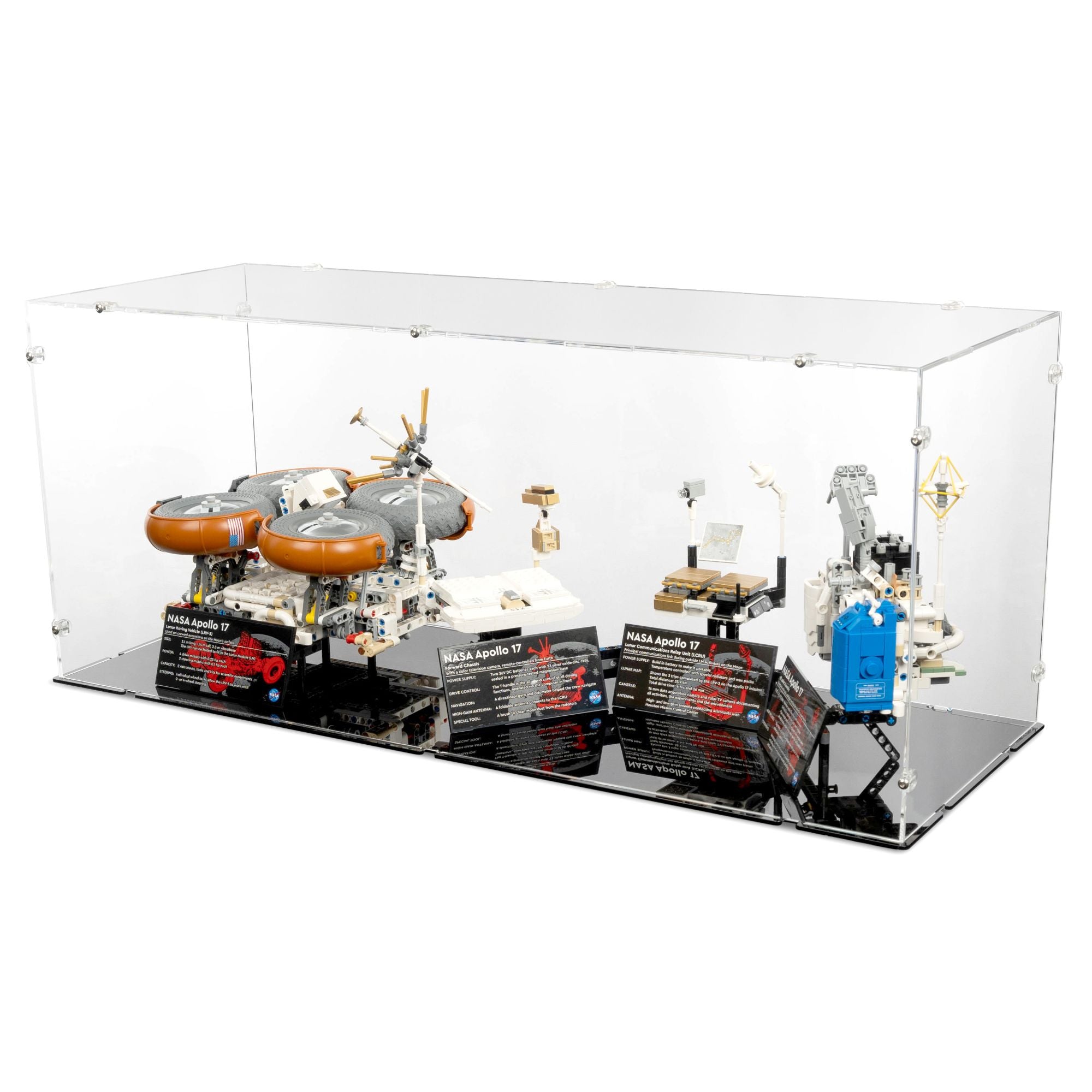 Acrylic Display Case for LEGO NASA Apollo Lunar Roving Vehicle LRV