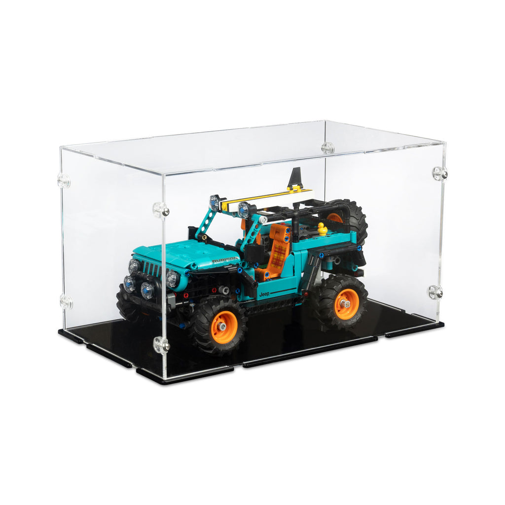 Jeep Wrangler Rubicon SUV Display Case for LEGO 42227 | iDisplayit