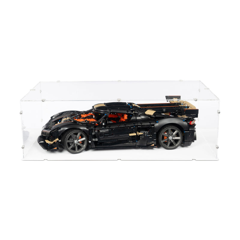 Koenigsegg Sadair's Spear Megacar Display Case for LEGO 42232