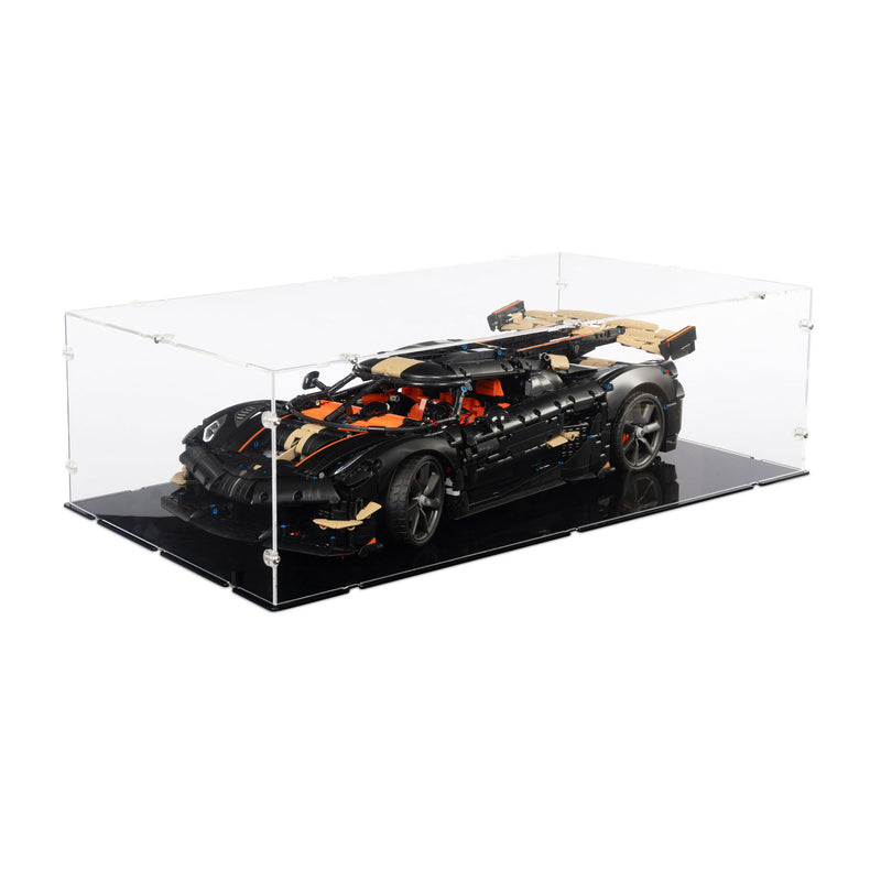 Koenigsegg Sadair's Spear Megacar Display Case for LEGO 42232