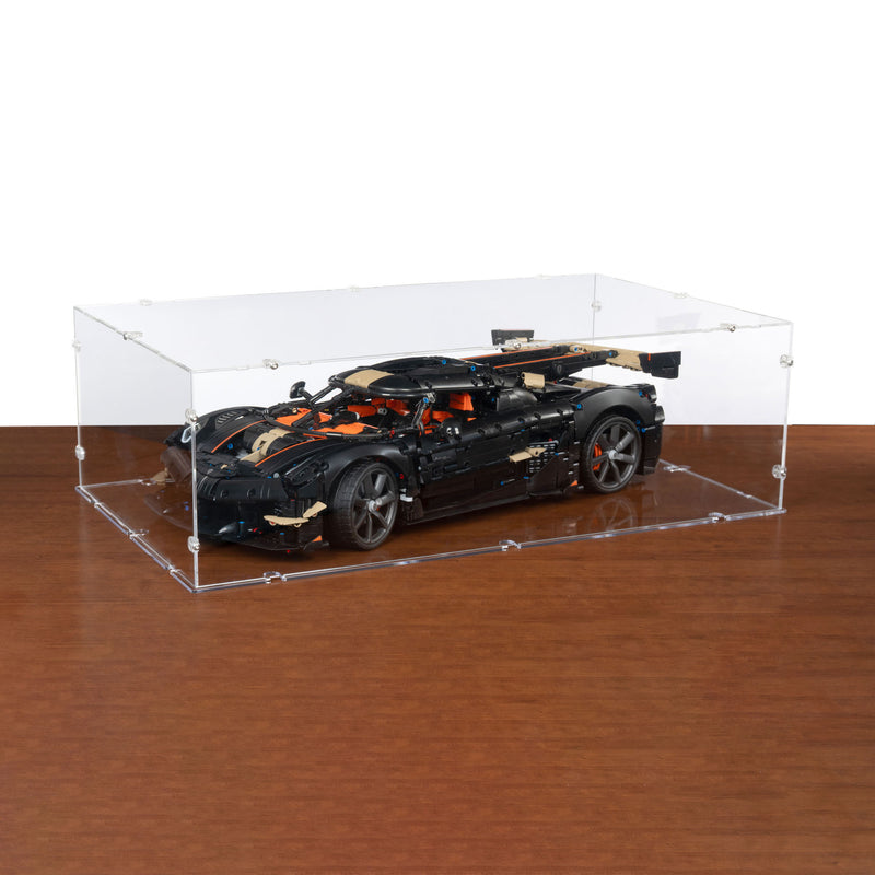 Koenigsegg Sadair's Spear Megacar Display Case for LEGO 42232