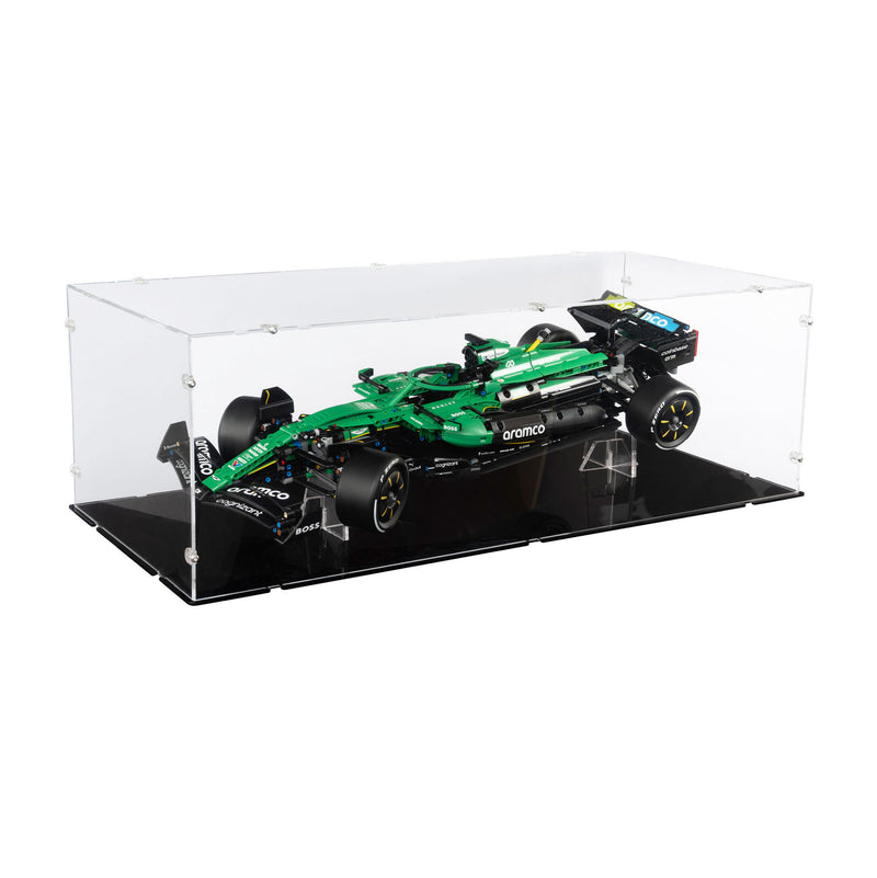 Aston Martin Aramco AMR25 F1 Car XL Display Case & Stand for LEGO 42240