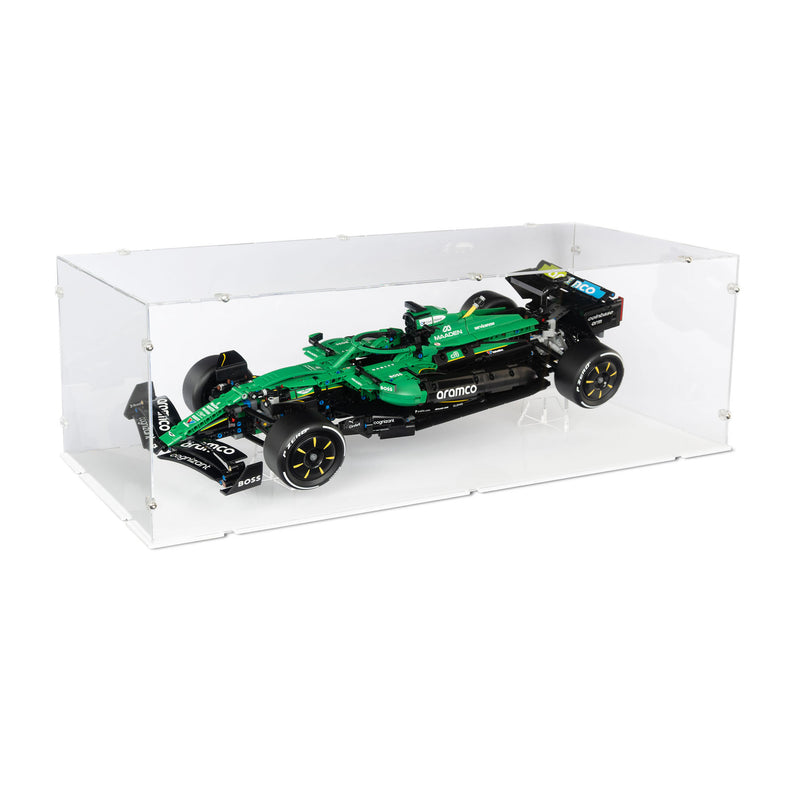 Aston Martin Aramco AMR25 F1 Car XL Display Case & Stand for LEGO 42240