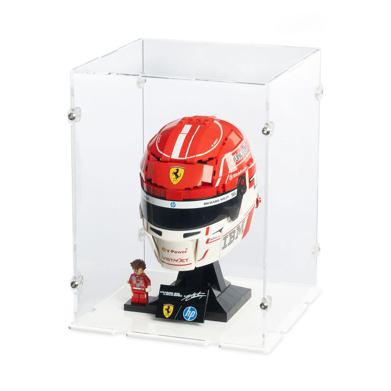 Scuderia Ferrari HP Charles Leclerc Helmet Display Case for LEGO 43014