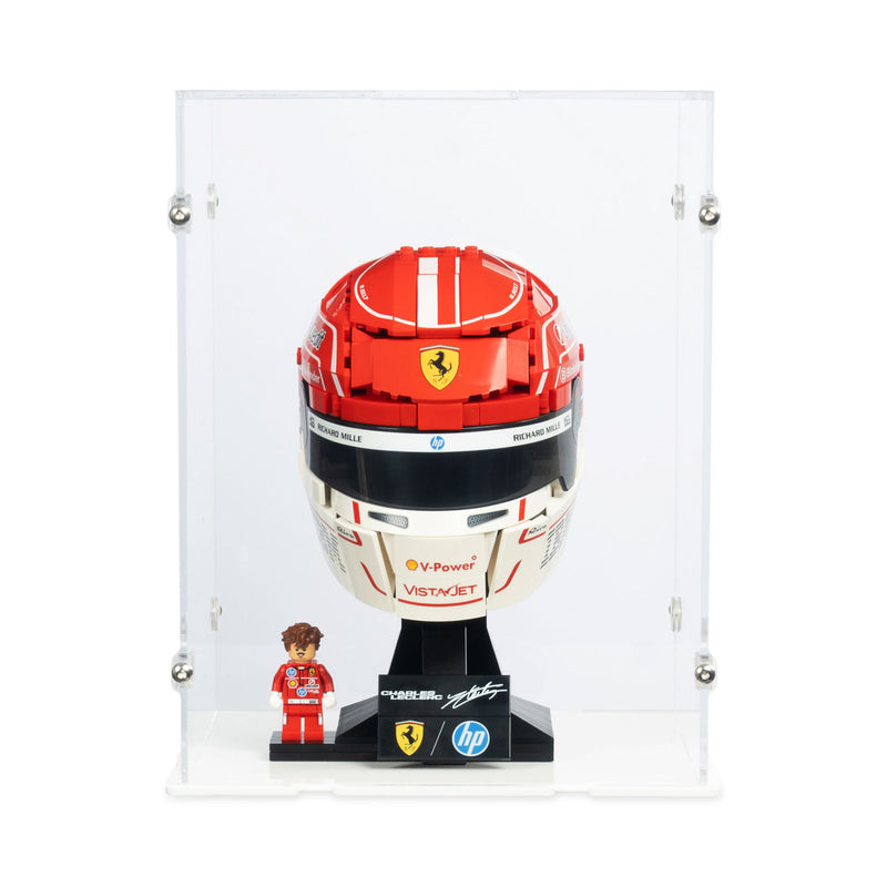 Scuderia Ferrari HP Charles Leclerc Helmet Display Case for LEGO 43014