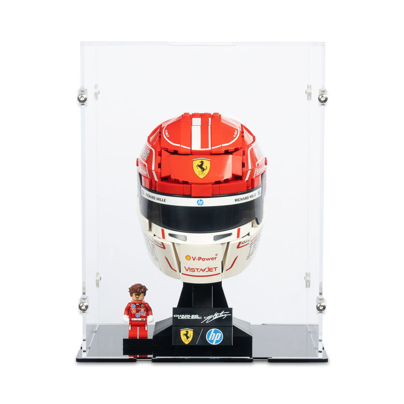 Scuderia Ferrari HP Charles Leclerc Helmet Display Case for LEGO 43014