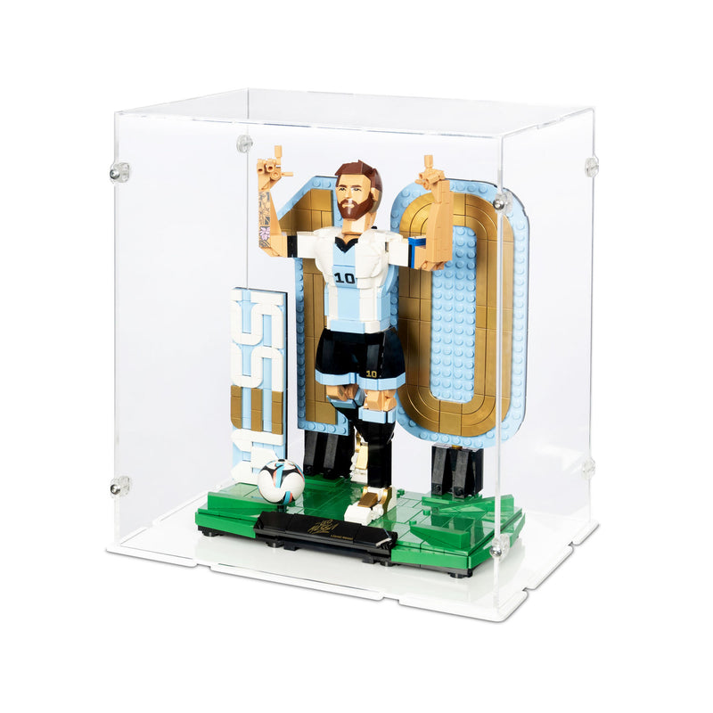Lionel Messi Soccer Legend Display Case for LEGO 43015