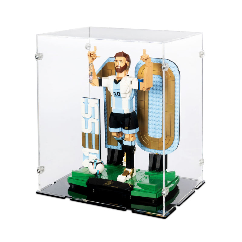 Lionel Messi Soccer Legend Display Case for LEGO 43015