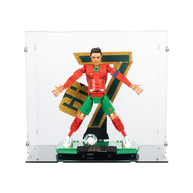 Cristiano Ronaldo Football Legend XL Display Case for LEGO 43016