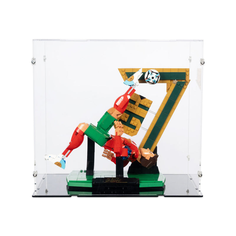 Cristiano Ronaldo Football Legend XL Display Case for LEGO 43016