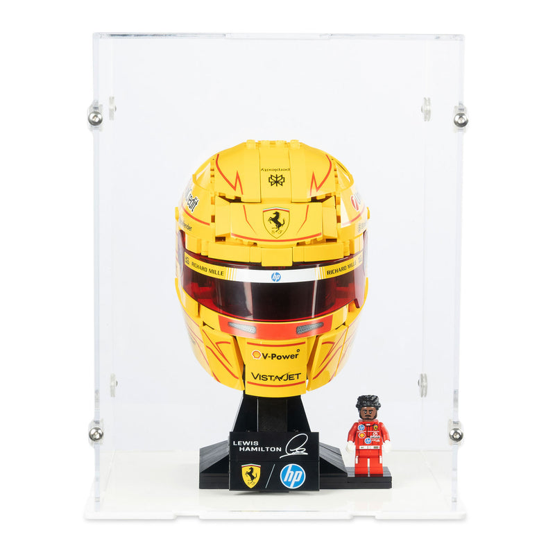 Scuderia Ferrari HP Lewis Hamilton Helmet Display Case for LEGO 43022