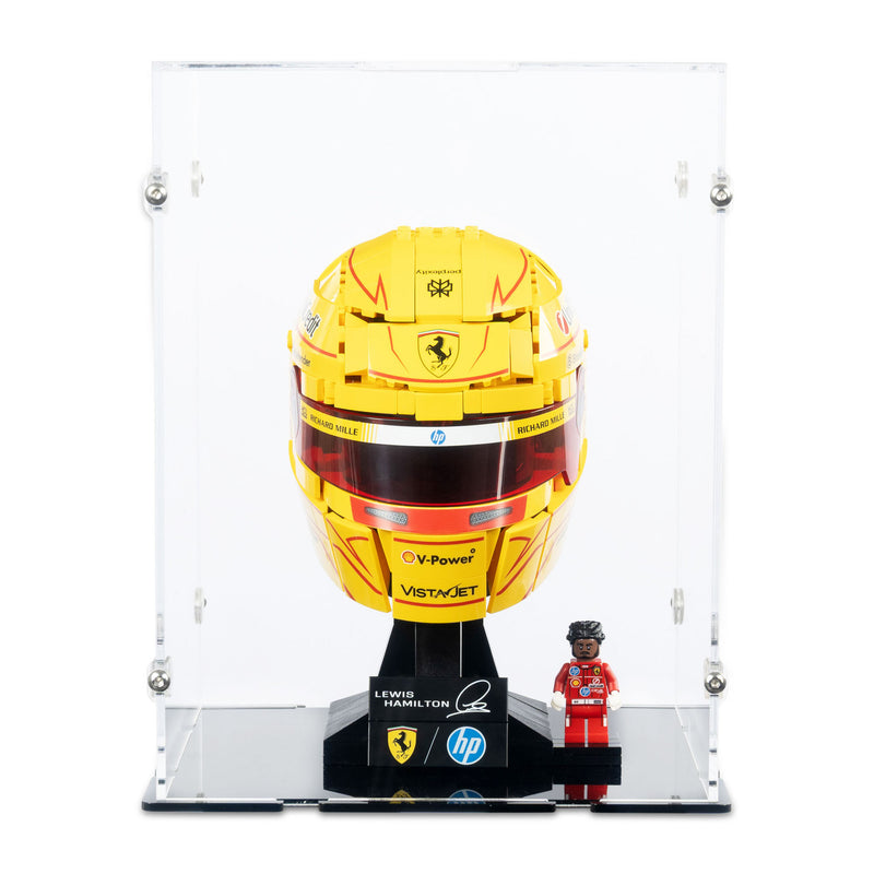 Scuderia Ferrari HP Lewis Hamilton Helmet Display Case for LEGO 43022