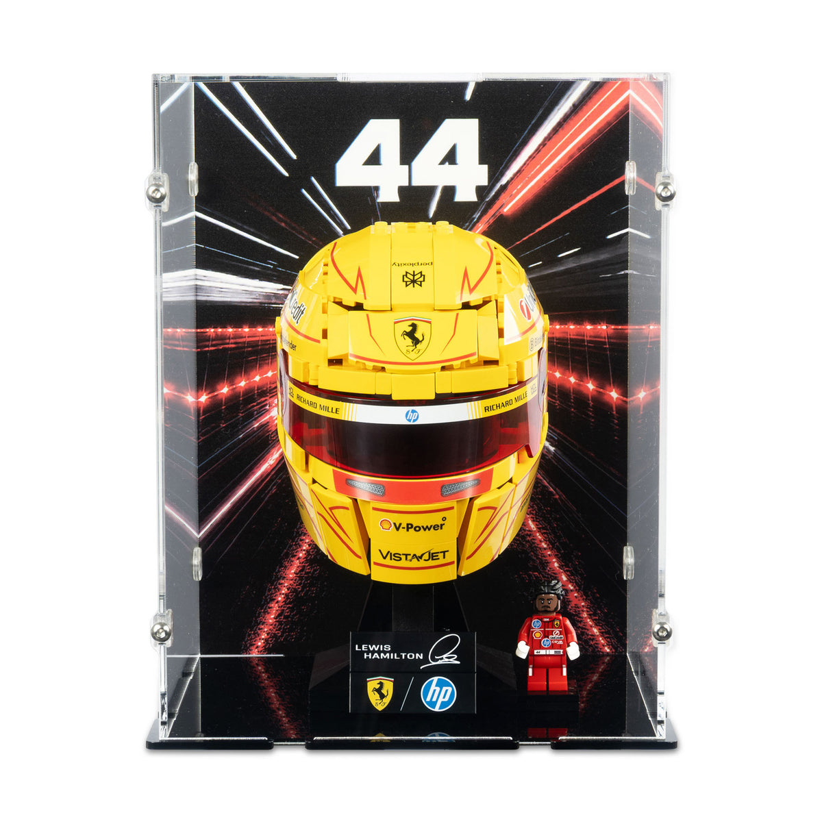 LEGO 43022 Ferrari Lewis Hamilton Helmet Display Box | iDisplayit